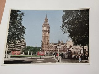 Lote 5 Postales Gigantes Londres De Luxe Vintage