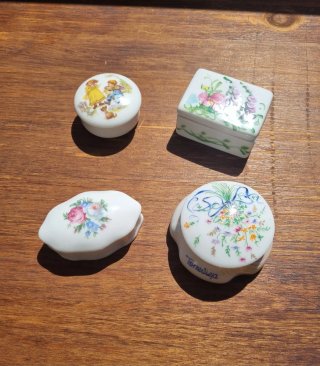 Cajitas de Porcelana Vintage
