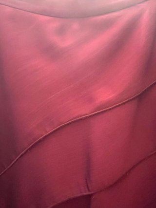 Conjunto fiesta organza/seda cereza T.L