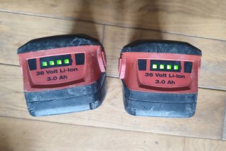 2 Baterías Hilti 36V 3Ah Li-Ion