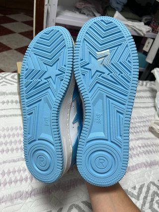 Zapatillas A Bathing Ape BAPE Azules y Blancas