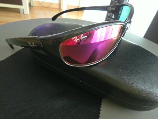 Gafas de Sol Ray-Ban rb4014 Raider Negras Rojas