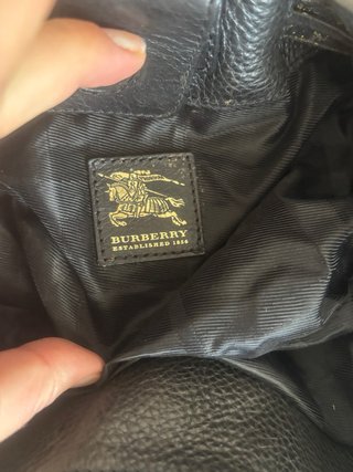 Borsa originale Burberry Beige e Nera
