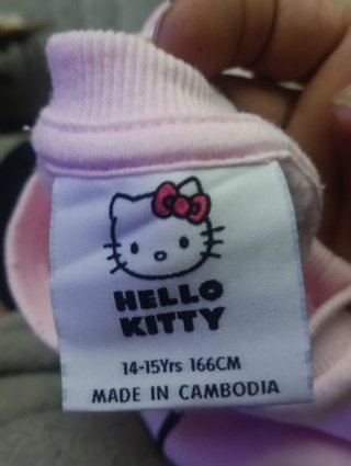 Sudadera Hello Kitty Sanrio Rosa
