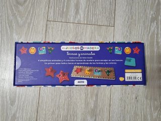 Puzzle madera formas y animales bebés