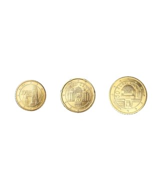 Austria 🇦🇹 10, 20, 50 céntimos 2002 SC