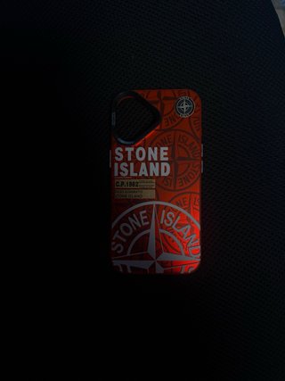 Funda iPhone Stone Island Roja