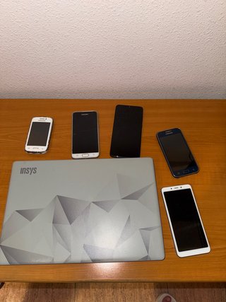 Pack 5 Móviles variados+ Portátil Insys