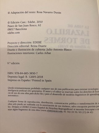 El Lazarillo de Tormes