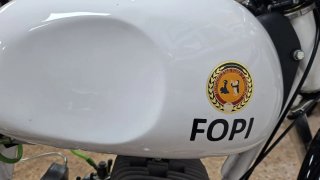Moto de carreras Fopi  ( montesa + bultaco)