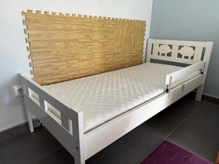 Cama infantil IKEA 70x160 + colchón