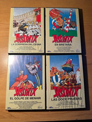 Lote 4 DVDs Astérix Filmax - Como nuevos