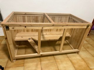 Hábitat jaula Hámster 95x50x50 cm Madera