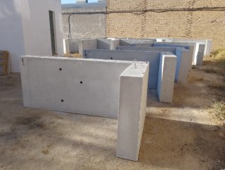 Muro de contención en L de hormigón