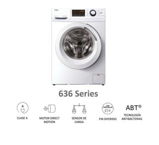 Lavadora Haier Serie 636 Carga Frontal
