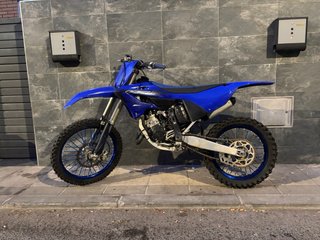 Moto Cross Azul