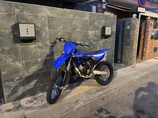 Moto Cross Azul