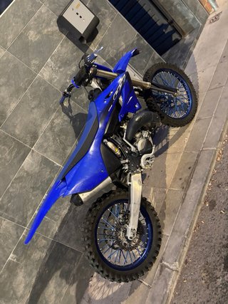 Moto Cross Azul