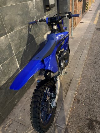 Moto Cross Azul