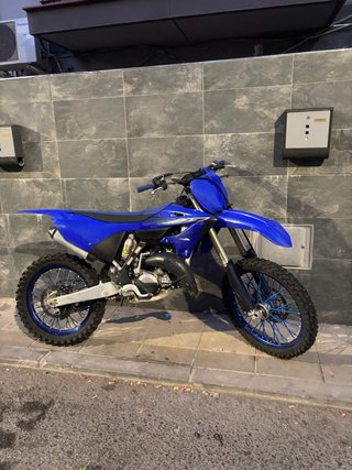 Moto Cross Azul