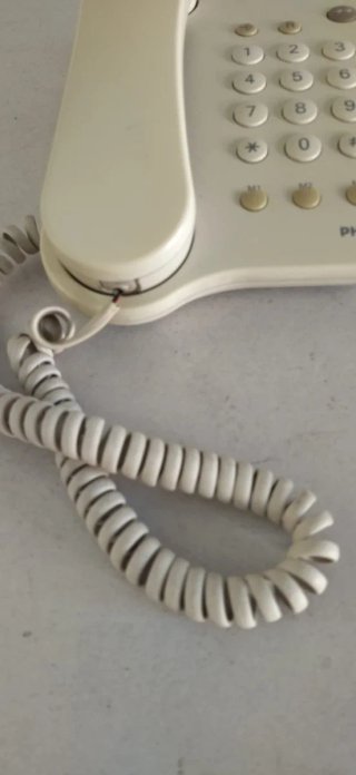 Teléfono fijo Philips blanco