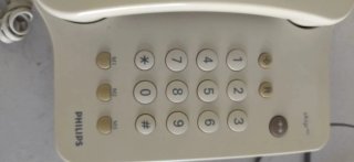 Teléfono fijo Philips blanco