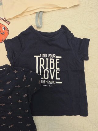 7 Camisetas Verano Bebé 9 Meses