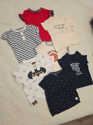 7 Camisetas Verano Bebé 9 Meses