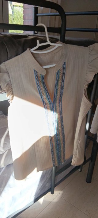 Blusa Shein Beige Talla XL