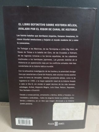 Las Grandes Batallas de la Historia Tapa dura