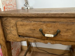 Mesa Tocinera Antigua Madera Maciza