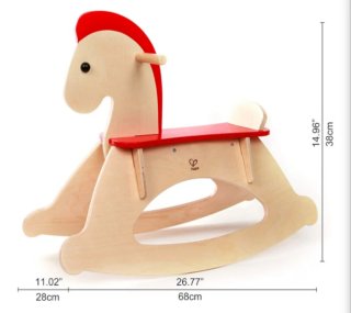 Caballo balancín Hape madera