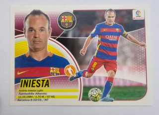 Cromos Iniesta Liga Santander 2016-17
