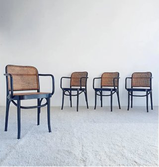 4 Sillas Thonet by Josef Hoffmann | Vintage 70s