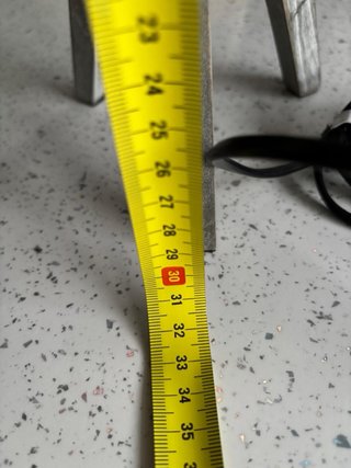 Lámpara de mesa rústica madera y tela