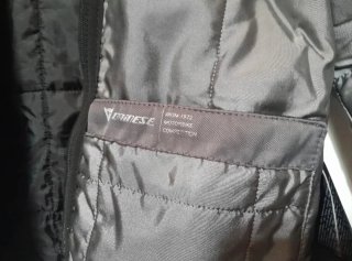 Forro Chaqueta Dainese Gris/Negro
