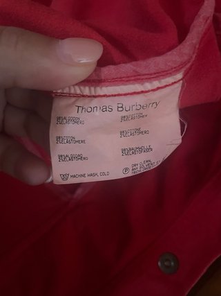 Bomber Thomas Burberry Roja