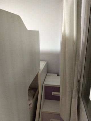 Dormitorio juvenil literas morado