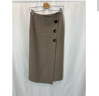 Falda midi Zara cuadros