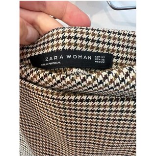 Falda midi Zara cuadros