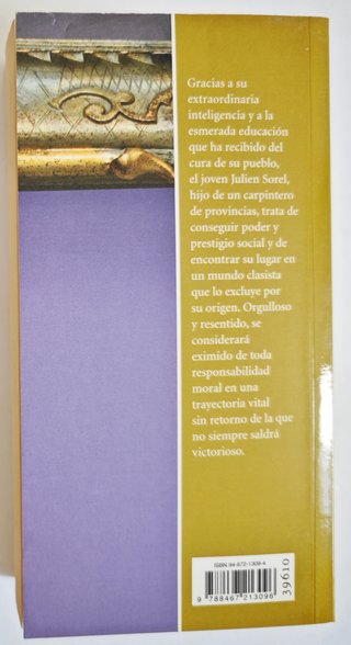 Rojo y negro de Stendhal