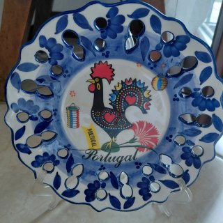 Coppia piatti decorativi vintage Portogallo