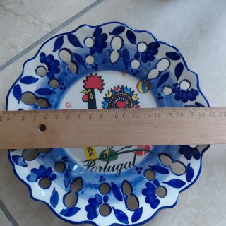 Coppia piatti decorativi vintage Portogallo