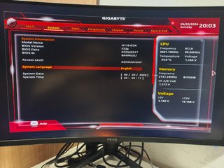 Gigabyte H110-D3A ATX DDR4 M.2 SATA