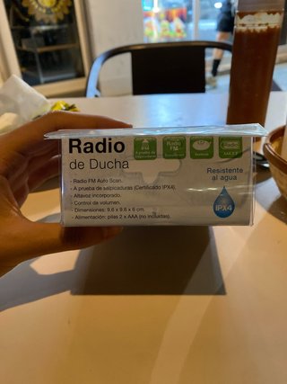 Radio Ducha Elbe IPX4 Resistente Agua