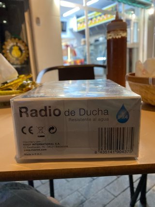 Radio Ducha Elbe IPX4 Resistente Agua