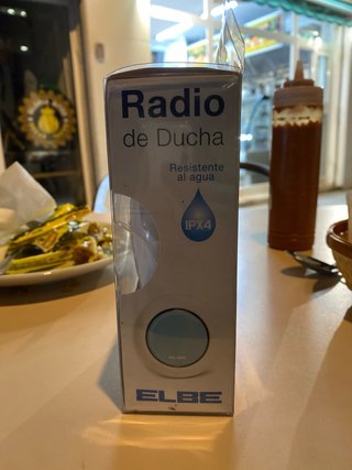 Radio Ducha Elbe IPX4 Resistente Agua