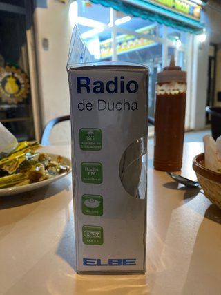 Radio Ducha Elbe IPX4 Resistente Agua