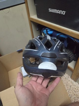 Casco Ciclismo Crivit L/XL con Luz LED