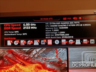 Placa Base MSI Z170A-G45 GAMING + CPU i7 6700k
